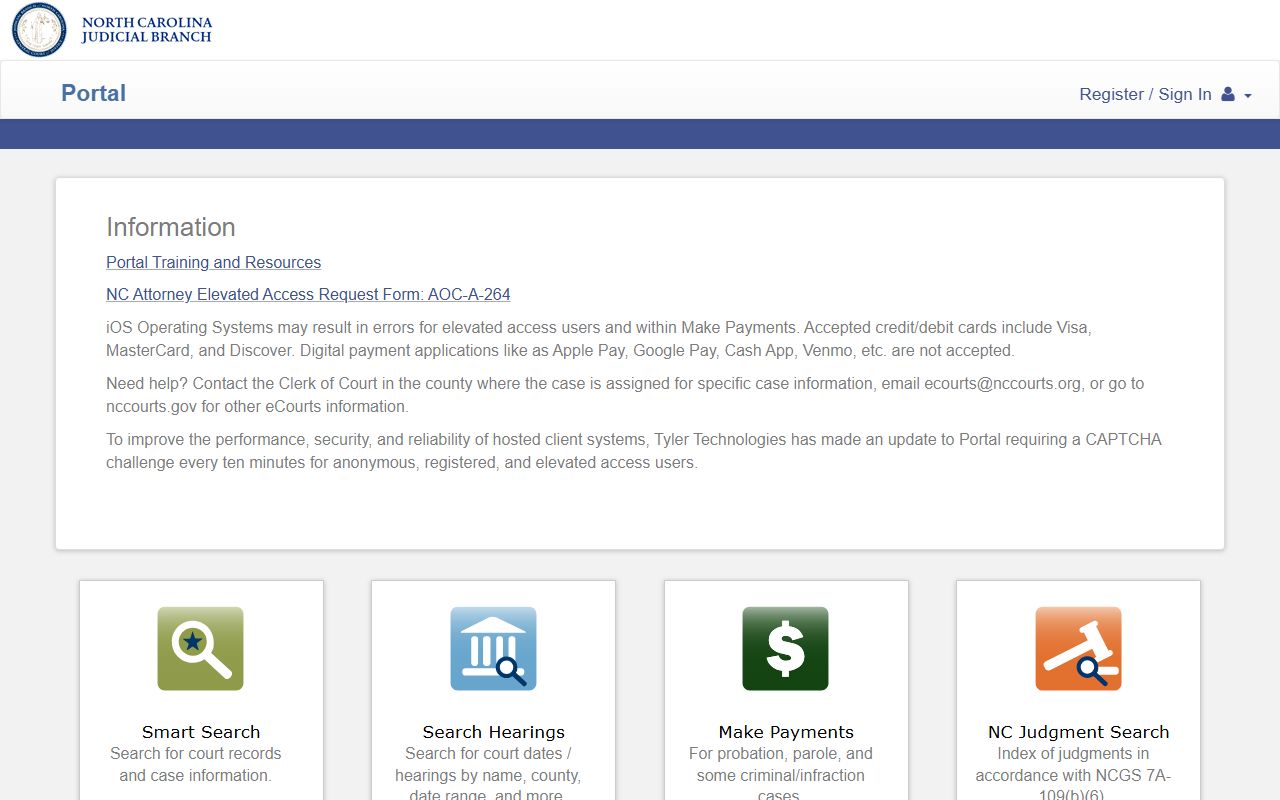 McDowell County court records North Carolina eCourts Portal