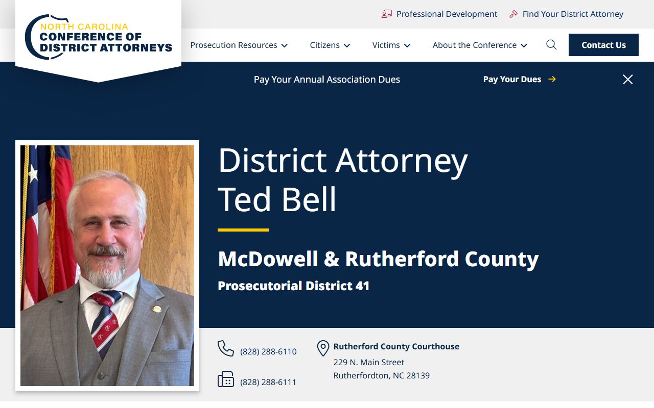 McDowell County trial court records Prosecutorial District 41