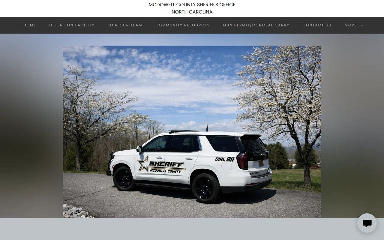 McDowell County inmate search sheriff office homepage