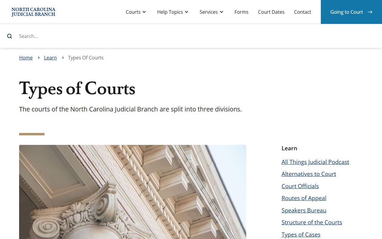 McDowell County court records North Carolina court types