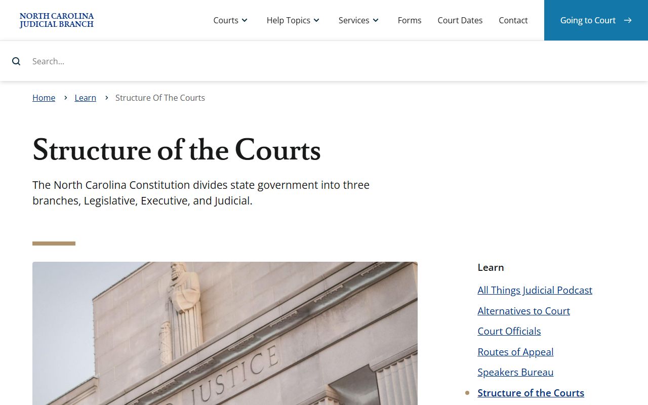 McDowell County court records North Carolina court structure